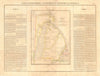Michigan Territory. Antique map prior to statehood. Indian frontier. BUCHON 1825