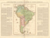 'L'Amérique méridionale'.South America newly independent states. BUCHON 1825 map