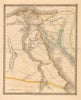 'Egypt' by Sidney Hall. Red Sea Nile Aqaba 'Elath' (Eilat). Hajj route 1829 map