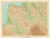 NORTH DEVON/EAST CORNWALL Bideford Launceston Bodmin Moor Clovelly 1939 map