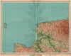 NORTH DEVON Ilfracombe Barnstaple Bideford Exmoor Clovelly Lundy. LARGE 1939 map