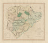 'A New Map of the County of Rutland', by Charles Smith. Uppingham Oakham 1804