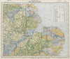 ENGLAND EAST WATERSHEDS Lighthouses. Midlands/Anglia Lincolnshire LETTS 1884 map