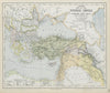 TURKISH OTTOMAN EMPIRE in Europe & Asia. Greece Balkans Turkey. LETTS 1884 map