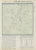 ASTRONOMY CELESTIAL Star map chart signs Summer Taurus Gemini Cancer. LETTS 1884