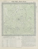 ASTRONOMY CELESTIAL Star map chart North Pole Polar. LETTS 1884 old
