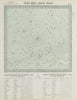 ASTRONOMY CELESTIAL Star map chart South Pole Polar. LETTS 1884 old