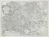 Russia Bianca o Moscovia. White Russia. Muscovy. Belarus Ukraine. ROSSI 1678 map