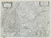 Il Circolo di Svevia et… Alsazia. Swabia Alsace SW Germany ROSSI/SANSON 1678 map