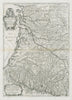 Governo Generale della Guienna e… Guascogna. Aquitaine. ROSSI /CANTELLI 1695 map