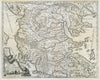 Macedonia, Epiro, Livadia, Albania e Ianna. North Greece ROSSI/CANTELLI 1684 map