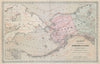 Territory of Alaska ceded by Russia to the United States. COLTON 1869 old map