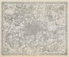 The environs of London. Decorative antique map. COLTON 1869 old