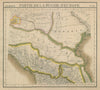 Russie d'Europe #23 North Caucasus Russia Georgia VANDERMAELEN 1827 old map