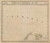 Amér Sep. Partie de l'Amérique Russe #13 Alaska Cook inlet VANDERMAELEN 1827 map