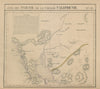 Amér Sep Partie de… Vieille Californie #53 Baja California VANDERMAELEN 1827 map