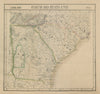 Amér Sep. Partie des États-Unis #57 Georgia South Carolina VANDERMAELEN 1827 map