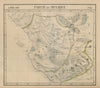 Amér. Sep. Partie du Mexique #64. Southwest Mexico. VANDERMAELEN 1827 old map