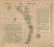 Amér Sep Petites Antilles #75 West Indies. Lesser Antilles VANDERMAELEN 1827 map