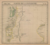 Amér. Mér. Patagonie #38. North Patagonia. Chile Argentina VANDERMAELEN 1827 map