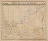 Océanique Partie de l'Ile de Bornéo #13 Northwest Borneo VANDERMAELEN 1827 map
