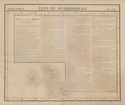 Océanique Iles du Scarborough #16 Gilbert Islands Kiribati VANDERMAELEN 1827 map