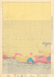 37b. Calvados. Omaha Gold Juno D-Day landing beaches. KRIEGSMARINE Nazi map 1940