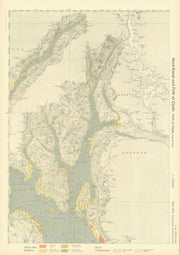 69b. Bute & Cowal. Dumbarton Renfrew. Clyde Greenock. KRIEGSMARINE Nazi map 1940