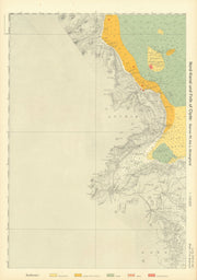 73a. Antrim & Down coast. Belfast Lough. KRIEGSMARINE Nazi map 1940 old