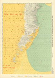 96a. South Uist Barra Bishop's Isles Hebrides. KRIEGSMARINE Nazi map 1940