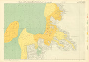 102a. Ross & Cromarty coast Loch Broom Scotland KRIEGSMARINE Nazi map 1940