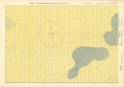 108b. Solan Bank, west of Orkneys Scotland. KRIEGSMARINE Nazi map 1940 old