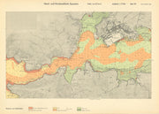 Ferrol harbour. Galicia, Spain. KRIEGSMARINE Nazi map 1943 old vintage