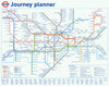 London Underground Quad Royal poster map Jubilee Line extension u/c October 1995