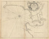 Kingsale Harbour sea chart. KINSALE & BANDON ESTUARY. Capt G COLLINS 1723 map