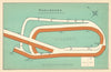 Worcester racecourse, Worcestershire. Pitchcroft. BAYLES 1903 old antique map