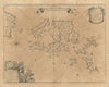 The Islands of Orkney sea chart by Capt G. COLLINS. Pomona Hoy &c 1693 old map