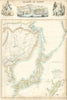 Japan & Mandshuria. Shimonoseki & Nagasaki. Manchuria. SWANSTON 1860 old map