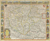 Bohemia Newly described by John Speed… 1626. Bassett/Chiswell edition 1676 map