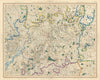 THE COTSWOLDS & SEVERN VALLEY. Gloucestershire & West Oxfordshire. CARY 1832 map