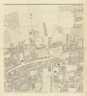 Horwood London E1 Old Street Hoxton City Road Finsbury Bunhill Fields 1799 map