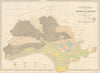 Mapa Geológico Estratigráfico de las montañas de la Provincia de Palencia 1861