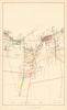 Comstock Silver Lode Mine Map 4 Gould/Curry, Savage, Hale/Norcross, Chollar 1882