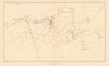 Comstock Silver Lode Mine Map 8 Alta, Justice Woodville, Succor, Niagara 1882