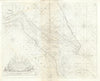 The River Humber estuary sea chart. Hull, Grimsby & Barton. COLLINS c1723 map