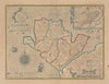 Anglesey antiently called Mona. by John Speed. Henry Overton edition c1713 map