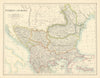 Turkey in Europe by W. & A.K. Johnston. Balkans 1887 old antique map chart