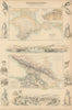Caucasus & Crimea with the Northern Portions of Black & Caspian Seas c1863 map