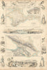 Caucasus & Crimea with the Northern Portions of Black & Caspian Seas c1863 map