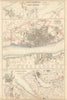 England NW Ports. Liverpool Birkenhead Mersey Dee Holyhead Silloth c1863 map